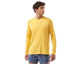 T-shirt Compressport Performance Manches Longues Jaune, Taille S