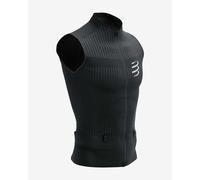 T-shirt Compressport Trail Postural sans manches noir blanc - S