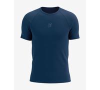 T-shirt Compressport Trail Racing manches courtes bleu foncé - L