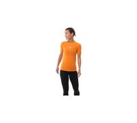 T shirt compressport trail racing orange femme