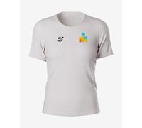 T-shirt Compressport Training - Ironman 2025 manches courtes blanc femme - M