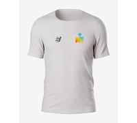 Maillot manches courtes compressport training ironman 2025 blanc homme