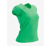 T-shirt Compressport Training manche courte bleu femme - M