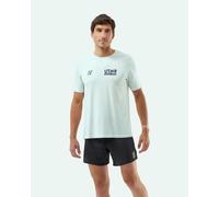 T-shirt Compressport Training UTMB 2025 manches courtes bleu glacier - S