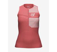 T-shirt Compressport Triathlon Postural sans manches rose femme - XS
