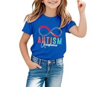 T-Shirt Confortable pour Enfant avec Design inspirant et Graphique d'attention pour garçons - T-Shirt Doux pour Enfants F408A
