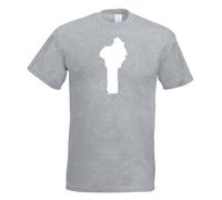 T-Shirt Contour Benin Pour Hommes Funshirt Imprimé Design