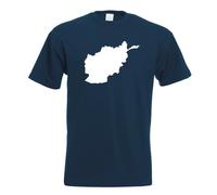 T-Shirt Contour D'Afghanistan Pour Hommes Funshirt Imprimé Design