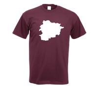 T-Shirt Contour D'Andorre Pour Hommes Funshirt Imprimé Design