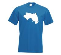T-Shirt Contour De Guinée Pour Hommes Funshirt Imprimé Design