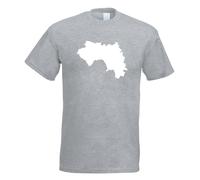 T-Shirt Contour De Guinée Pour Hommes Funshirt Imprimé Design