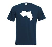 T-Shirt Contour De Guinée Pour Hommes Funshirt Imprimé Design