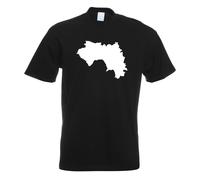 T-Shirt Contour De Guinée Pour Hommes Funshirt Imprimé Design