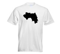 T-Shirt Contour De Guinée Pour Hommes Funshirt Imprimé Design