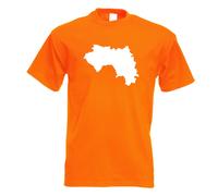 T-Shirt Contour De Guinée Pour Hommes Funshirt Imprimé Design