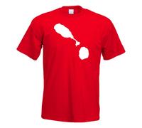 T-Shirt Contour De Saint-Kitts Et Nevis Pour Hommes Funshirt Imprimé Design