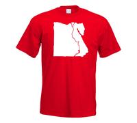 T-Shirt Contour D'Égypte Pour Hommes Funshirt Imprimé Design
