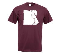 T-Shirt Contour D'Égypte Pour Hommes Funshirt Imprimé Design
