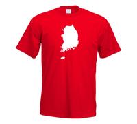 T-Shirt Contour Homme Design Imprimé Corée Sud