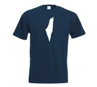 T-Shirt Contour Palestine Pour Hommes Funshirt Imprimé Design