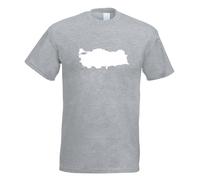 T-Shirt Contour Turquie Pour Hommes Funshirt Imprimé Design
