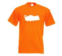 T-Shirt Contour Turquie Pour Hommes Funshirt Imprimé Design