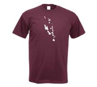 T-Shirt Contour Vanuatu Pour Hommes Funshirt Imprimé Design