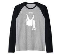 T-Shirt Cool Fight Judo Let's Fight Merch Manche Raglan