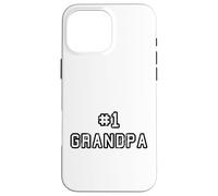 T-Shirt Cool Grandfather Number 1 Grandpa Granddad Coque pour iPhone 16 Pro Max