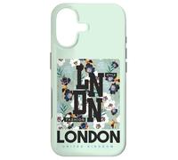 T-Shirt Cool London, Motif Floral de Londres Coque pour iPhone 17