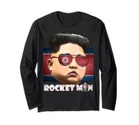 T-Shirt Cool Rocket Man Kim Jong-Un Manche Longue