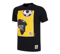 T-shirt Copa Afrique du Sud World Cup Poster 2010 Noir L Unisex