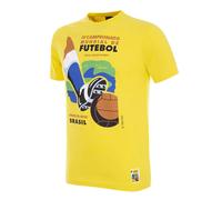 T-shirt Copa Football Brésil Coupe du monde 1950 Jaune M