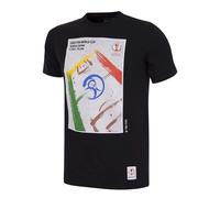T-shirt Copa Japon South Korea World Cup Poster 2002 Noir XL Unisex