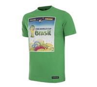 T-shirt Copa Panini FIFA Brazil 2014 World Cup - vert - L XL