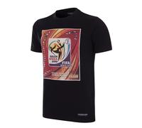 T-shirt Copa Panini FIFA South Africa 2010 World Cup Noir M Unisex