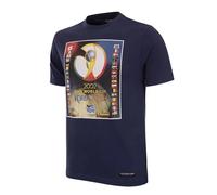 T-shirt Copa Panini FIFA South Korea Japan 2002 World Cup Bleu S Unisex