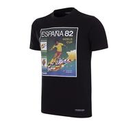T-shirt Copa Panini FIFA Spain 1982 World Cup Noir S Unisex