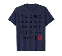 T-shirt Coréen Alphabet Hangul Matrix T-Shirt