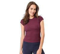 T-shirt côtelé coupe slim femme Mandala Violet L