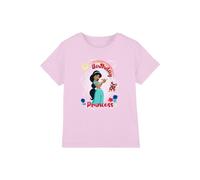 T-shirt coton aladdin birthday princess rose 3/4A