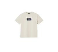 T-shirt coton biologique Kaotiko Long Nights Blanc S