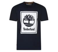 T-shirt coton biologique - Timberland - Coupe droite - Manches courtes - Col rond - Bleu marine M