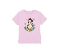 T-shirt coton blanche-neige fairest of them all rose 3/4A