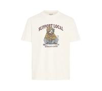 T-shirt coton Blend Irving Funny Graphic Beige M