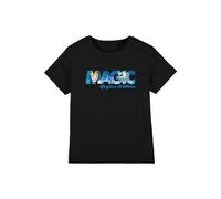 T-shirt coton cendrillon magic begins within noir 5/6A