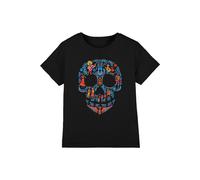 T-shirt Coton Day Of The Dead Noir 3/4A