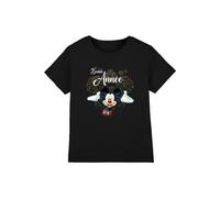 T-shirt coton disney french noir 5/6A
