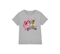 T-shirt coton disney friends are magic gris chiné 3/4A