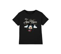 T-shirt coton disney italian noir 5/6A